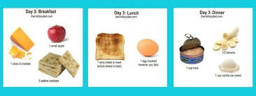 Day Three Military Diet Chart Healthy Figures