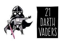 Draw 21 Darth Vaders Mary Doodle Visual Poetry Mary Doodles Draw