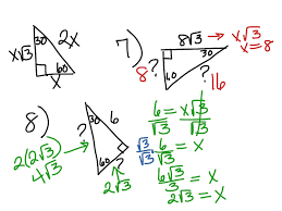 The relation between the sides and angles of the right angled is the basis for trigonometry. Special Right Triangle Examples Math Showme