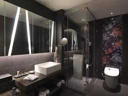The trend for dark bathrooms is here to stay! 100 Small Bathroom Designs Ideas Hative