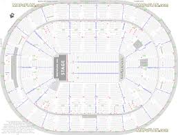 Scottrade Center Detailed Seat Row Numbers End Stage