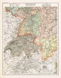 Stepmap deutschland schweiz italien landkarte für deutschland karte von mitteleuropa. Neueste Karte Von Deutschland Der Schweiz Und Ober Italien In 4 Blattern Separates Sudwestliches Blatt Grosse Landkarte Von Rhein Pfalz Wurttemberg Baden Franken Schwaben Oberbayern Der Schweiz Und Osterreich Altkolorierter Stahlstich Von