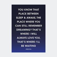 Typographic Quote Peter Pan Love Typographic Quote Quotes Me Quotes