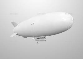 Realistic 3d Zeppelin Mock Ups Dirigible Mock Up Zeppelin Mocking Realistic