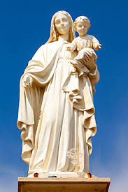statue of the virgin mary ...