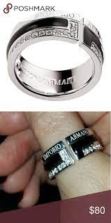 Nwt Emporio Armani Ring Armani Jewellery Armani Rings Rings For Men