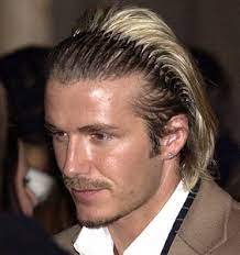 Slicked back straight hair can look great on its own, even if it is styled quickly. David Beckham Hair Band Loop Hairstyle Beckham Haircut David Beckham Hairstyle Headband Hairstyles