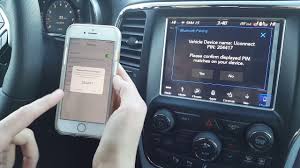 Sync Your Iphone With The Uconnect 4c System On The 8 4 Screen Youtube