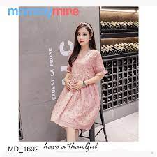Dress hamil berbahan denim lembut. Mommymine Baju Hamil Dress Hamil Menyusui Impor Md 1692 Shopee Indonesia