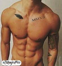 Download premium quality music by cristian arango on beatport, the world's largest music store for djs. Joris Schriftzug Chest Tattoo Men Small Chest Tattoos Small Tattoos For Guys