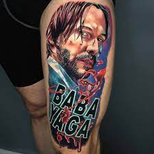 May 29, 2019 · beyond that, the only thing we can reliably say about john wick's early life is that at some point he entered the united states marine corps, which we can guess because of the tattoo across his. John Wick Tattoos Tattoofilter