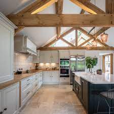Often reserved for living rooms or great rooms, this architectural feature can also create a big impact in the kitchen. 75 Beautiful Vaulted Ceiling Kitchen Pictures Ideas June 2021 Houzz