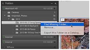 It also makes it easy to move your entire library from one location to another. Reconnecting Missing Folders And Photos In Lightroom Cc Peachpit