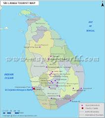 Sri Lanka Travel Map Sri Lanka Tourist Map