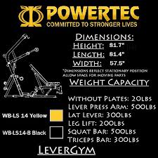 Powertec Levergym Workout Chart Best Picture Of Chart