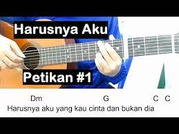Chord Kunci Gitar Dan Lirik Lagu Kunci Gitar Lagu Harusnya Aku Chordtela