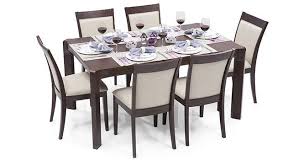 Metropolis Dalla 6 Seater Dining Table Set 6 Seater Dining Table Dining Room Table Set Contemporary Dining Room Sets