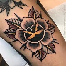 Tattoo By Debbiejonestattoos Traditional Traditionaltattoo Traditionalartist Oldtattoo O Traditional Rose Tattoos Traditional Tattoo Tattoos