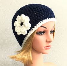 Skull Cap Beanie, PICK COLOR, Plain Beanie Hat, Flower Beanie Hat, Simple  Flower Beanie, Basic Flower Hat, Women's Crochet Skull Cap.