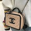 Chanel vanity case black caviar/aged pale gold hardware 19s 2019 business inquiries: 1