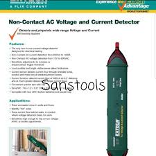 Rugged and double molded case. Extech Dva30 Ac Contact Voltage Current Detector Non Contact Dva 30 Shopee Indonesia