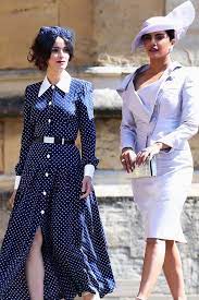 Every Fabulous Royal Wedding Guest From Amal To Oprah Royal Wedding Outfits Wedding Attire Guest Royal Wedding Guests