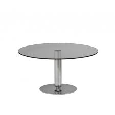 Create free space with this round coffee table if your large sectional is taking up all the room. Modern Round Hi Low Cocktail Dining Table By Chintaly Imports Furniturepick