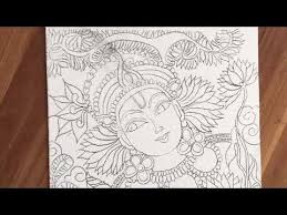 Lord Krishna Kerala Mural Painting Time Lapse Youtube In 2020 Kerala Mural Painting Mural Art Design Mandala Art Lesson