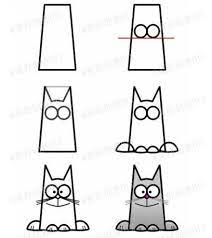 prostoj metod narisovat kotika risunok karandashom uroki risovaniya karandashom dlya detej uchimsya risovat art drawings for kids easy drawings cartoon drawings