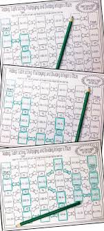 This Adding Subtracting Multiplying And Dividing Integers Maze Was The Perfect Worksheet To Help With Teaching Integer Ope Integer Maze Integers Subtraction