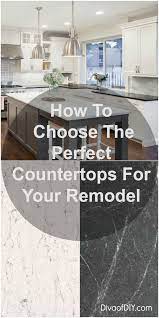 How To Choose The Perfect Countertops For Your Remodel Natural Stone Kitchen Remodel Countertops Budget Kitchen Remodel Kitchen Remodeling Projects