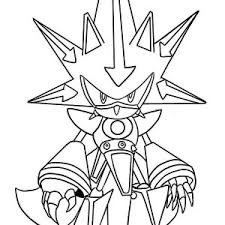 Sonic, or sonic the hedgehog, is a titular main protagonist of japanese video game series released by sega.sonic coloring pages are set of pictures of a famous superhero who can run at supersonic speeds and curl into a ball, primarily to attack enemies. Awesome Metal Sonic Coloring Page Kids Play Color