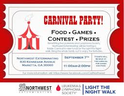 Carnival Party Atlanta Pest Control Carnival Tickets Flyer Flyer Template