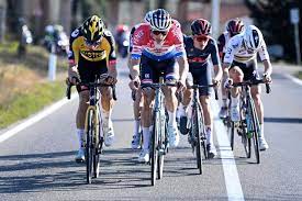 At the peak of that winning kick, van der. Mathieu Van Der Poel Wins Italian Cycling Race Strade Bianche Ruetir