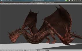 Smaug 3d Model Obj Blend Fbx 3d Model Smaug Model