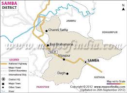 Click here to download map. Map Of Samba District Jammu Kashmir India Source Maps Of India Download Scientific Diagram