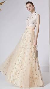 Exquisite Sequined Tulle Lace Fabric Star Floral Embroidery Etsy Evening Gown Dresses Metallic Wedding Dresses Lace Bridal Gown