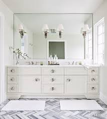 W vanity in white with white vanity top has classic styling that will complement a wide variety of bath or powder room decor. White Bathroom Vanity Designs Better Homes Gardens