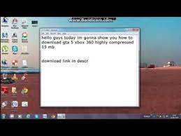 Store and share any file type. Wn How To Download Gta V Xbox 360 Highly Compressed 15 Mb