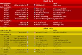 1st, 2nd, 3rd, 4th europa league: 2020 21 Bundesliga Calendar And League In Excel Bundesliga
