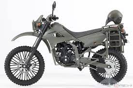 再生産 陸上自衛隊にも採用される偵察用車両 カワサキ klx250 の模型 バイクのニュース 陸上自衛隊 偵察 カワサキ