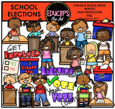 Over 72,933 election pictures to choose from, with no signup needed. School Elections Clipart Bundle Color And B W Edu Clips