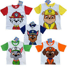 If you want this design on a raglan or a fringe dress, please add the add on option found in our add on section of the shop. Jungen Madchen Paw Patrol Rocky Schutt Zuma T Shirt Alter 2 7 Jahre Ebay