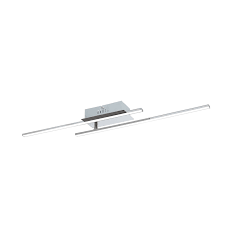 Plafoniera Moderno Parri Led Integrato Cromato Lucido In Metallo 9x80 Cm 2 Luci Eglo Prezzi E Offerte Online Leroy Merlin Plafoniera Led Cromo Lucido