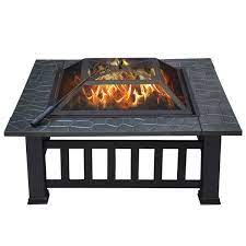 We did not find results for: Outdoor 32 Square Metal Fire Pit With Cover And Poker Black Walmart Com Walmart Com
