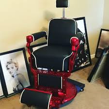 My Belmont Barber Chair That I M Redoing To My Liking Barber Chair Floor Protectors For Chairs Shop Chair