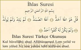 Maybe you would like to learn more about one of these? Ihlas Suresi Anlami Turkce Ve Arapca Okunusu Islam Alimi