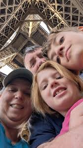 Looking up into the Eifel Tower