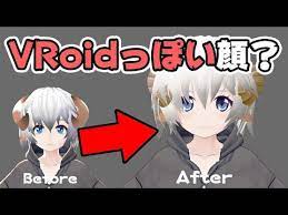 5分で解説 vroidっぽくない顔にする3つのポイント unityとblenderは不使用 ゆっくりでざっくり youtube 顔 モデリング 解説