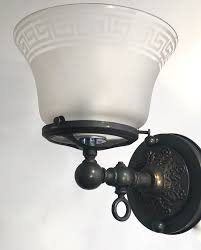 Treme wall sconce $ 305.00 add to cart. Set 6 Aesthetic Gas Sconces W Greek Key Gas Shades Circa 1880 Sconces Antique Lighting Victorian Lighting
